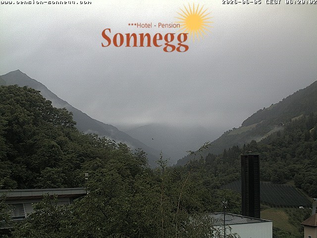 Archiv Foto Webcam Saltaus bei Meran: Hotel Sonnegg