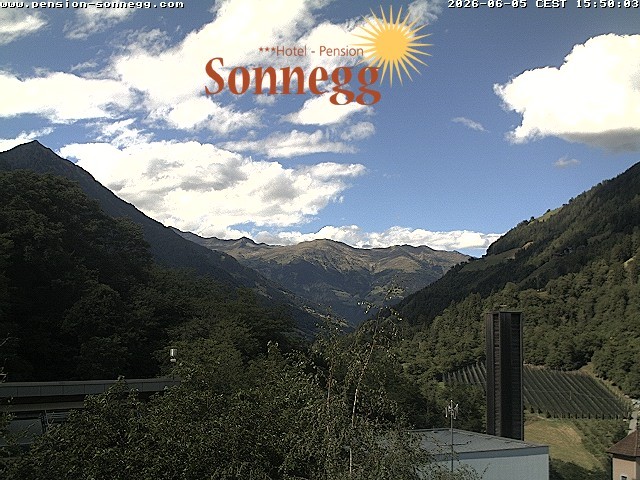 Archiv Foto Webcam Saltaus bei Meran: Hotel Sonnegg