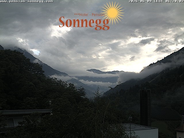 Archiv Foto Webcam Saltaus bei Meran: Hotel Sonnegg