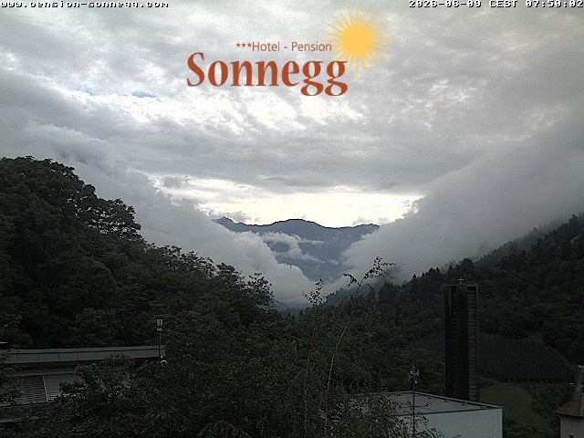 Archiv Foto Webcam Saltaus bei Meran: Hotel Sonnegg