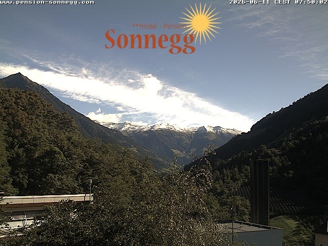 Archiv Foto Webcam Saltaus bei Meran: Hotel Sonnegg