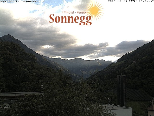 Archiv Foto Webcam Saltaus bei Meran: Hotel Sonnegg