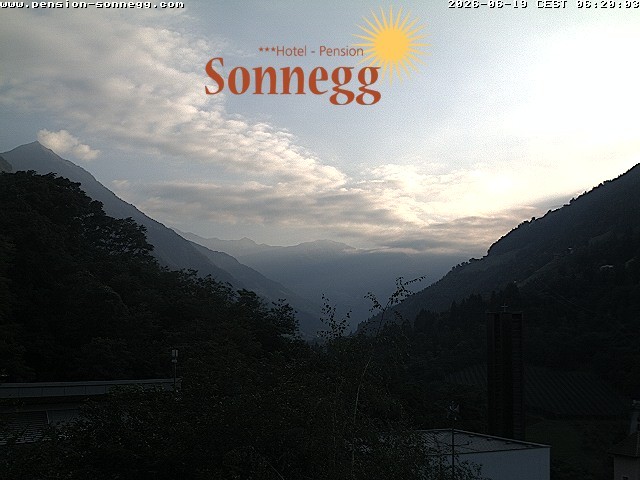 Archiv Foto Webcam Saltaus bei Meran: Hotel Sonnegg