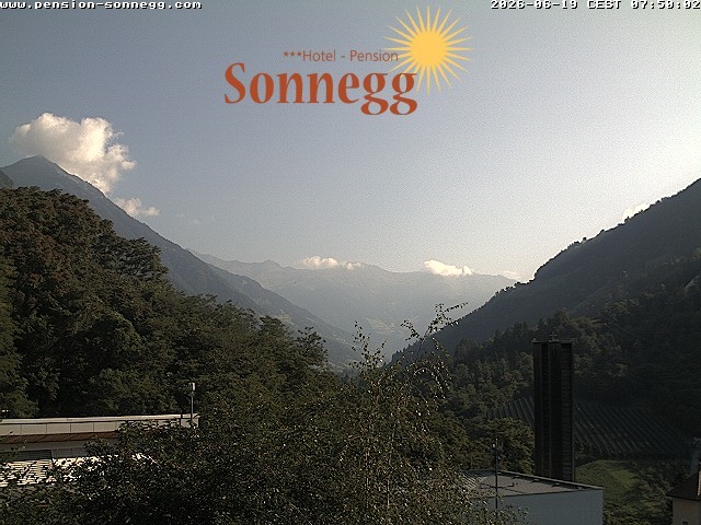 Archiv Foto Webcam Saltaus bei Meran: Hotel Sonnegg