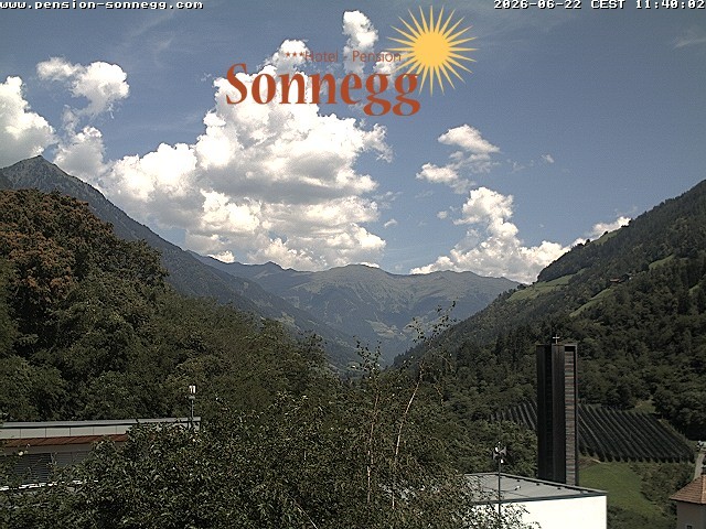Archived image Webcam Saltaus near Merano/Meran, South Tyrol