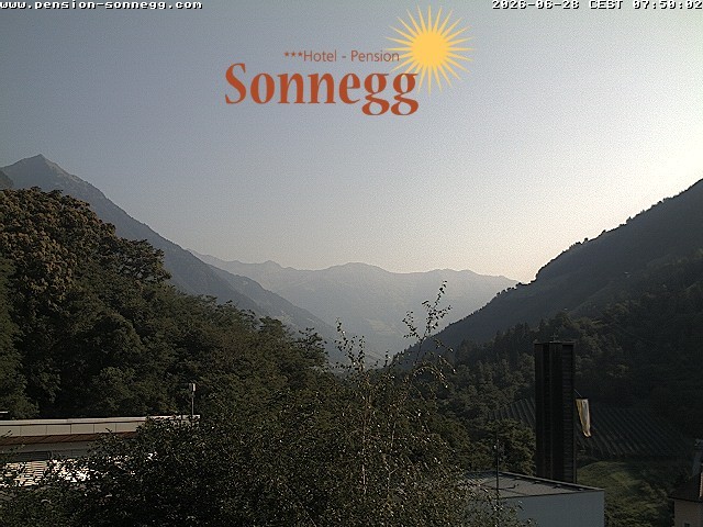 Archiv Foto Webcam Saltaus bei Meran: Hotel Sonnegg