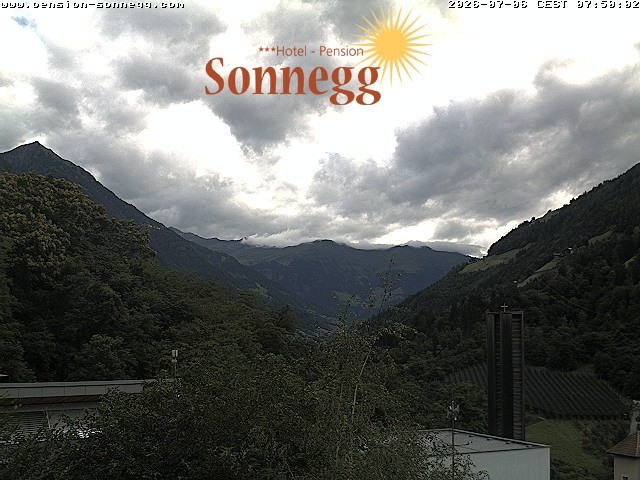 Archiv Foto Webcam Saltaus bei Meran: Hotel Sonnegg