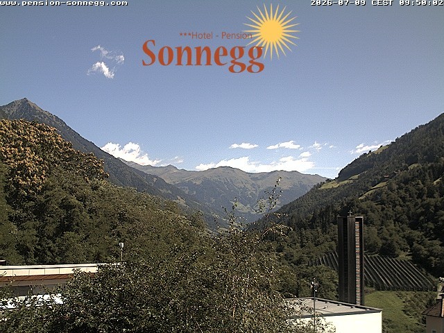 Archiv Foto Webcam Saltaus bei Meran: Hotel Sonnegg