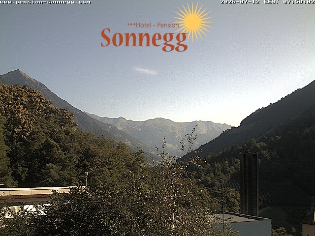Archiv Foto Webcam Saltaus bei Meran: Hotel Sonnegg