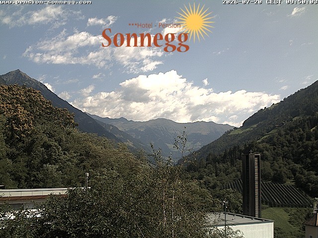 Archived image Webcam Saltaus near Merano/Meran, South Tyrol