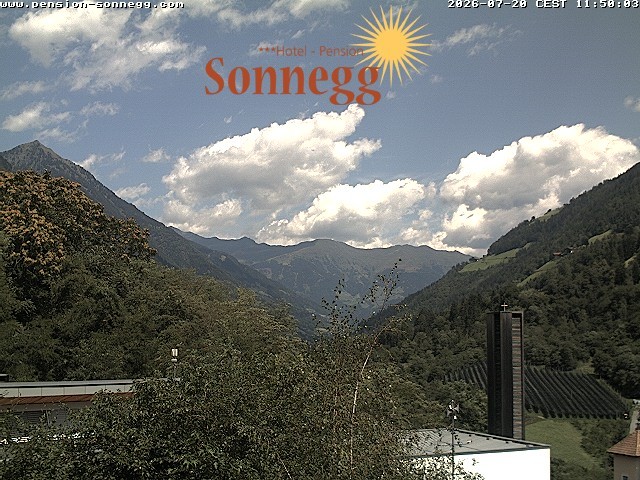 Archived image Webcam Saltaus near Merano/Meran, South Tyrol