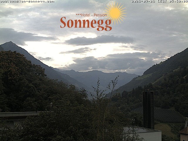 Archiv Foto Webcam Saltaus bei Meran: Hotel Sonnegg