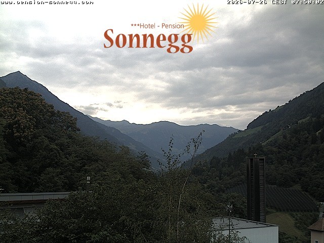 Archiv Foto Webcam Saltaus bei Meran: Hotel Sonnegg