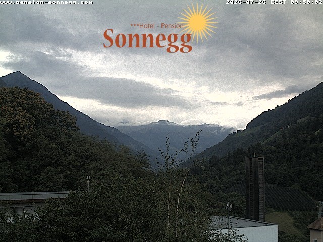 Archiv Foto Webcam Saltaus bei Meran: Hotel Sonnegg
