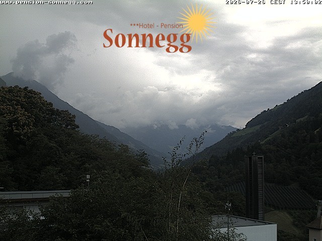 Archiv Foto Webcam Saltaus bei Meran: Hotel Sonnegg