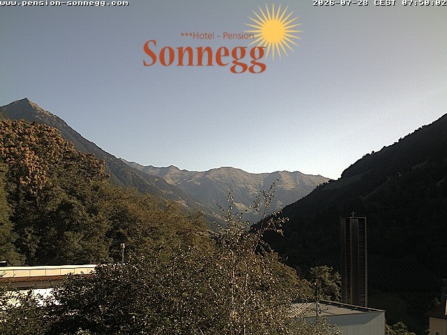 Archiv Foto Webcam Saltaus bei Meran: Hotel Sonnegg