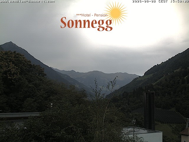 Archiv Foto Webcam Saltaus bei Meran: Hotel Sonnegg