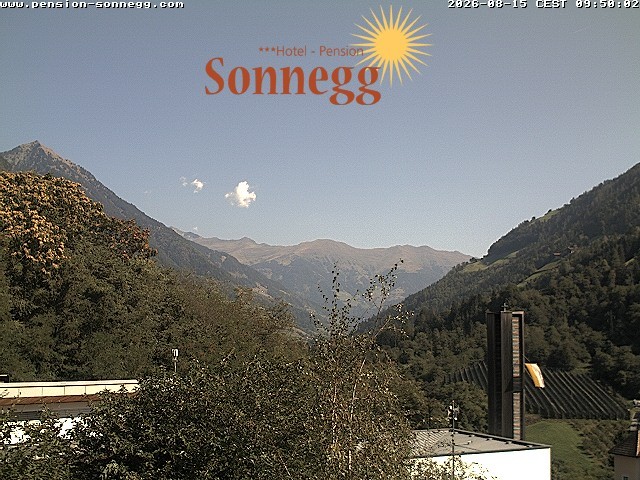 Archiv Foto Webcam Saltaus bei Meran: Hotel Sonnegg
