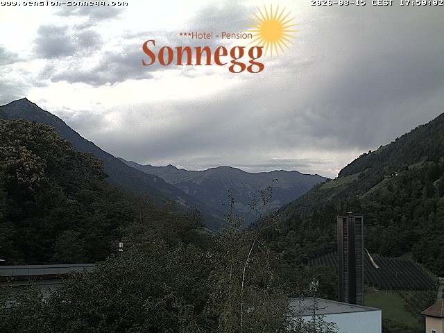Archiv Foto Webcam Saltaus bei Meran: Hotel Sonnegg