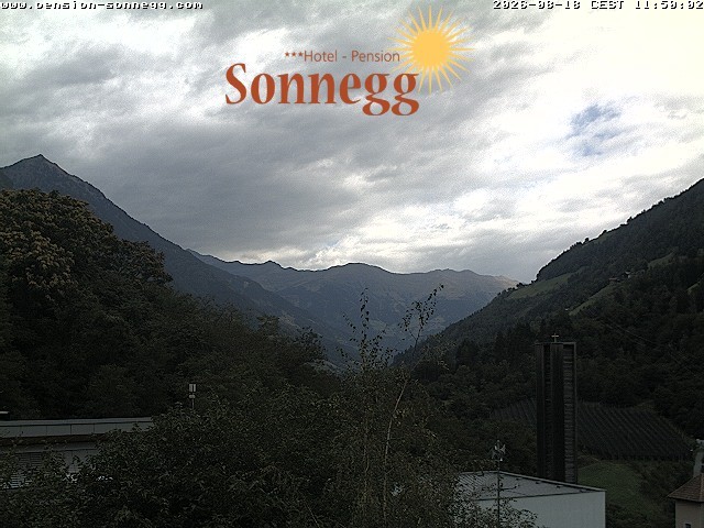 Archiv Foto Webcam Saltaus bei Meran: Hotel Sonnegg