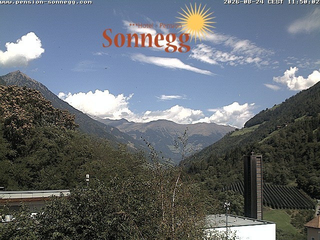 Archived image Webcam Saltaus near Merano/Meran, South Tyrol