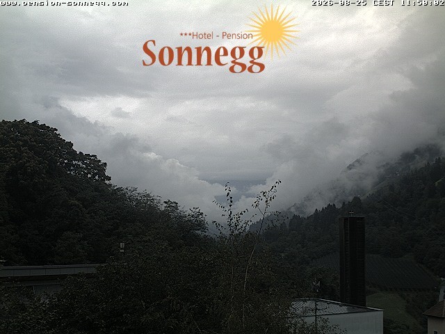 Archiv Foto Webcam Saltaus bei Meran: Hotel Sonnegg