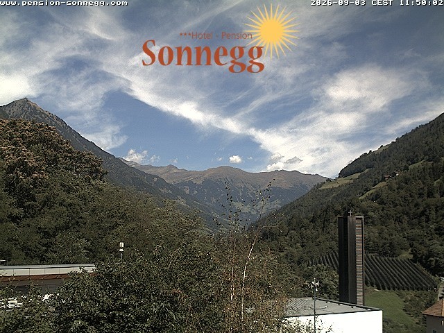 Archived image Webcam Saltaus near Merano/Meran, South Tyrol