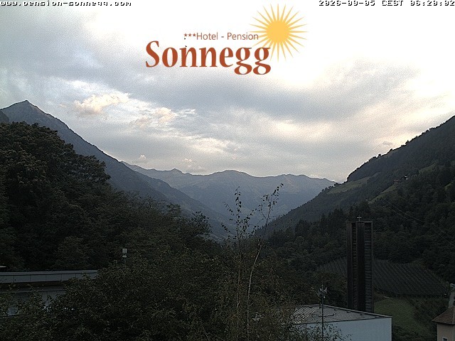 Archiv Foto Webcam Saltaus bei Meran: Hotel Sonnegg