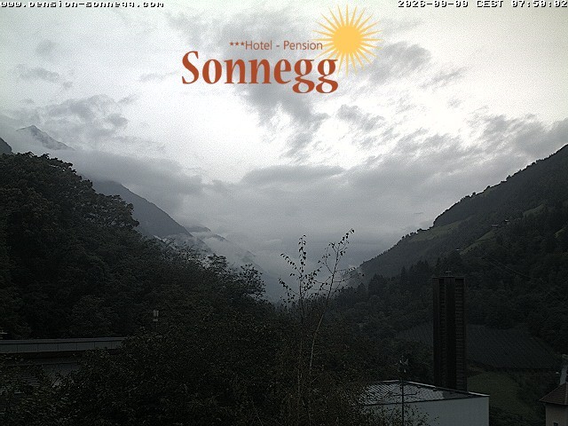 Archiv Foto Webcam Saltaus bei Meran: Hotel Sonnegg