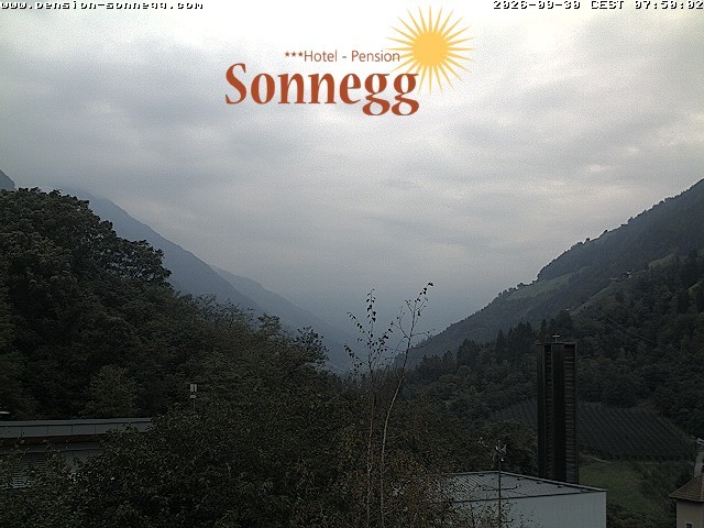 Archiv Foto Webcam Saltaus bei Meran: Hotel Sonnegg