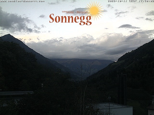 Archiv Foto Webcam Saltaus bei Meran: Hotel Sonnegg
