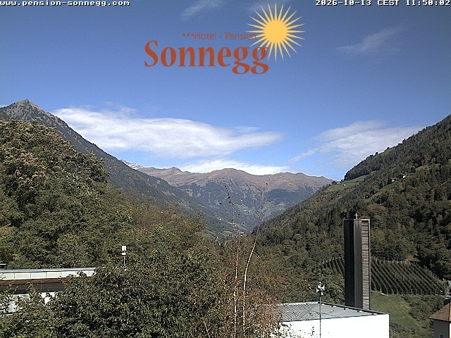 Archived image Webcam Saltaus near Merano/Meran, South Tyrol