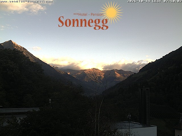 Archiv Foto Webcam Saltaus bei Meran: Hotel Sonnegg