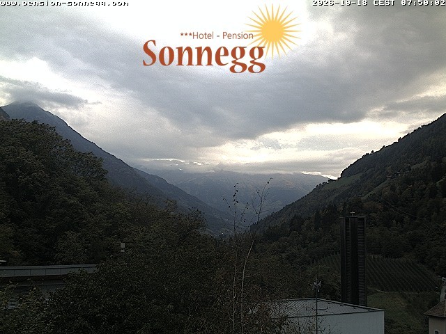 Archiv Foto Webcam Saltaus bei Meran: Hotel Sonnegg