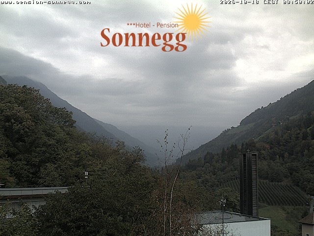 Archiv Foto Webcam Saltaus bei Meran: Hotel Sonnegg