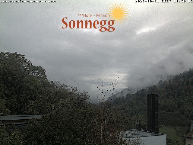 Archiv Foto Webcam Saltaus bei Meran: Hotel Sonnegg