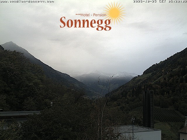 Archiv Foto Webcam Saltaus bei Meran: Hotel Sonnegg