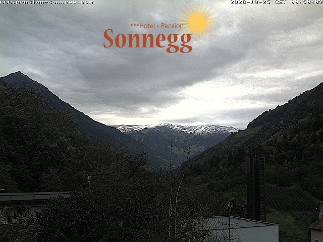 Archiv Foto Webcam Saltaus bei Meran: Hotel Sonnegg