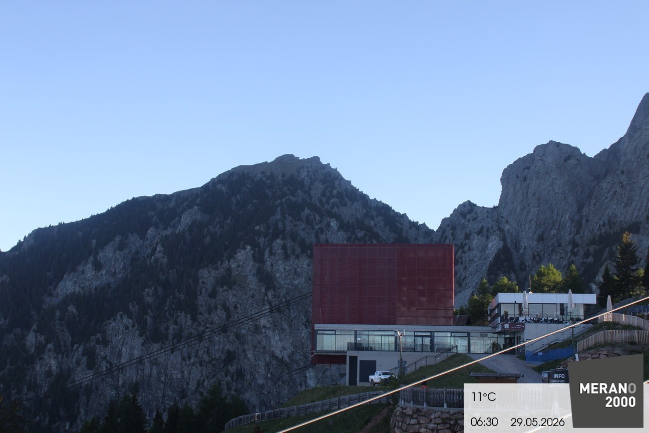 Archiv Foto Webcam Bergstation Falzleben, Meran
