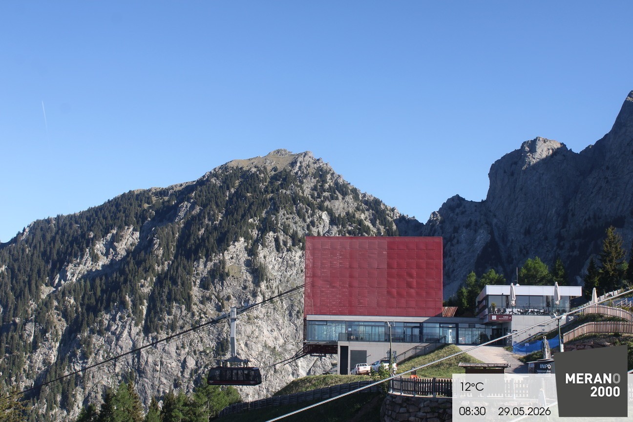 Archiv Foto Webcam Bergstation Falzleben, Meran