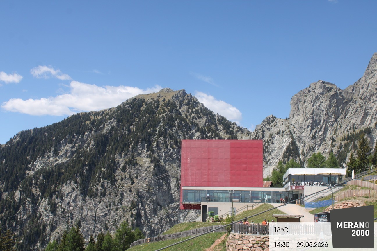 Archiv Foto Webcam Bergstation Falzleben, Meran