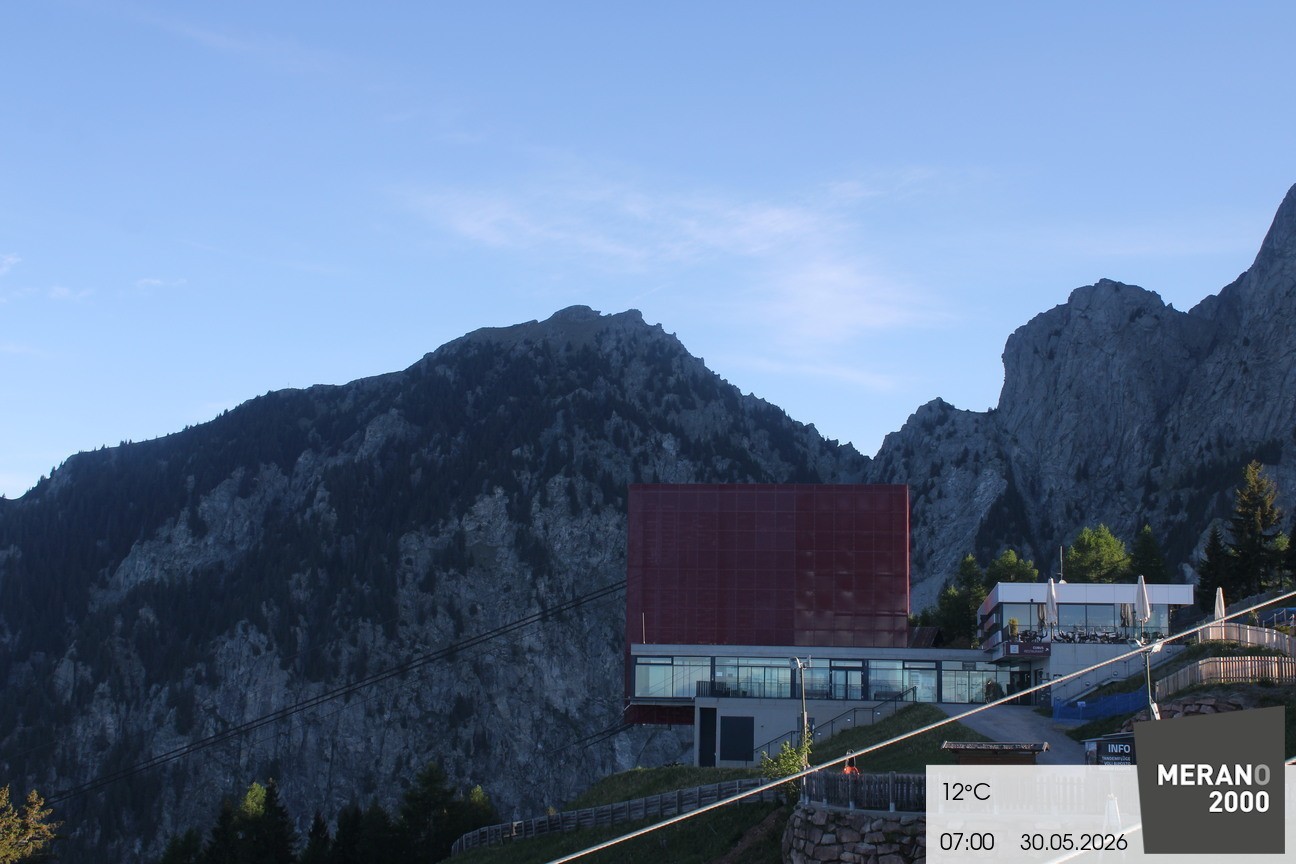 Archiv Foto Webcam Bergstation Falzleben, Meran