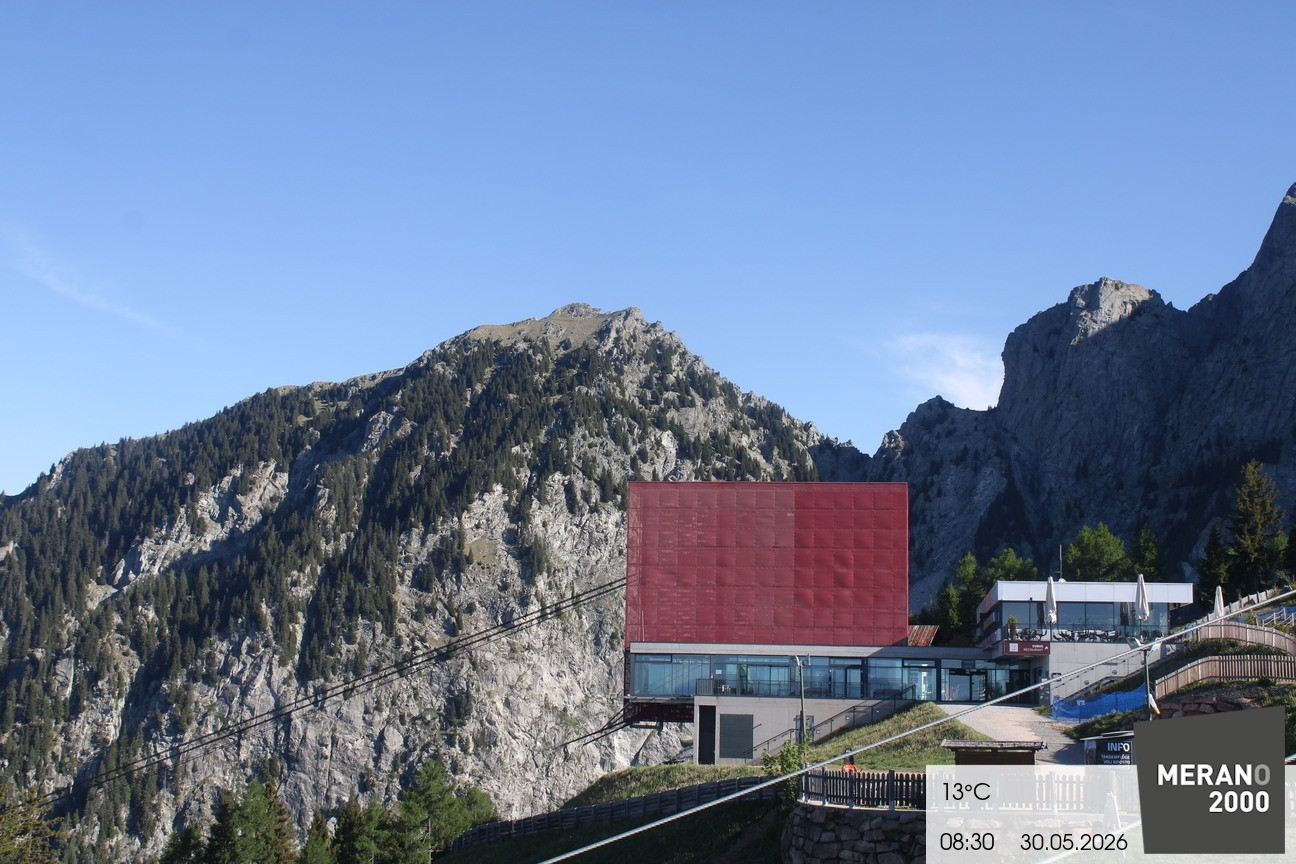 Archiv Foto Webcam Bergstation Falzleben, Meran