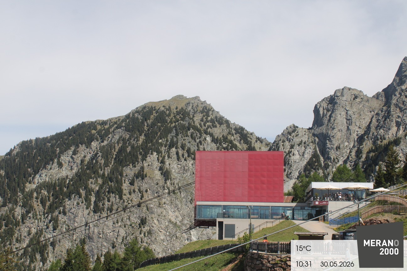 Archiv Foto Webcam Bergstation Falzleben, Meran