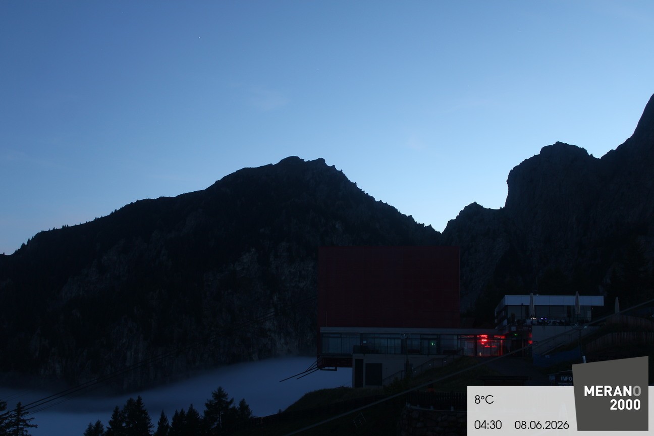 Archiv Foto Webcam Bergstation Falzleben, Meran