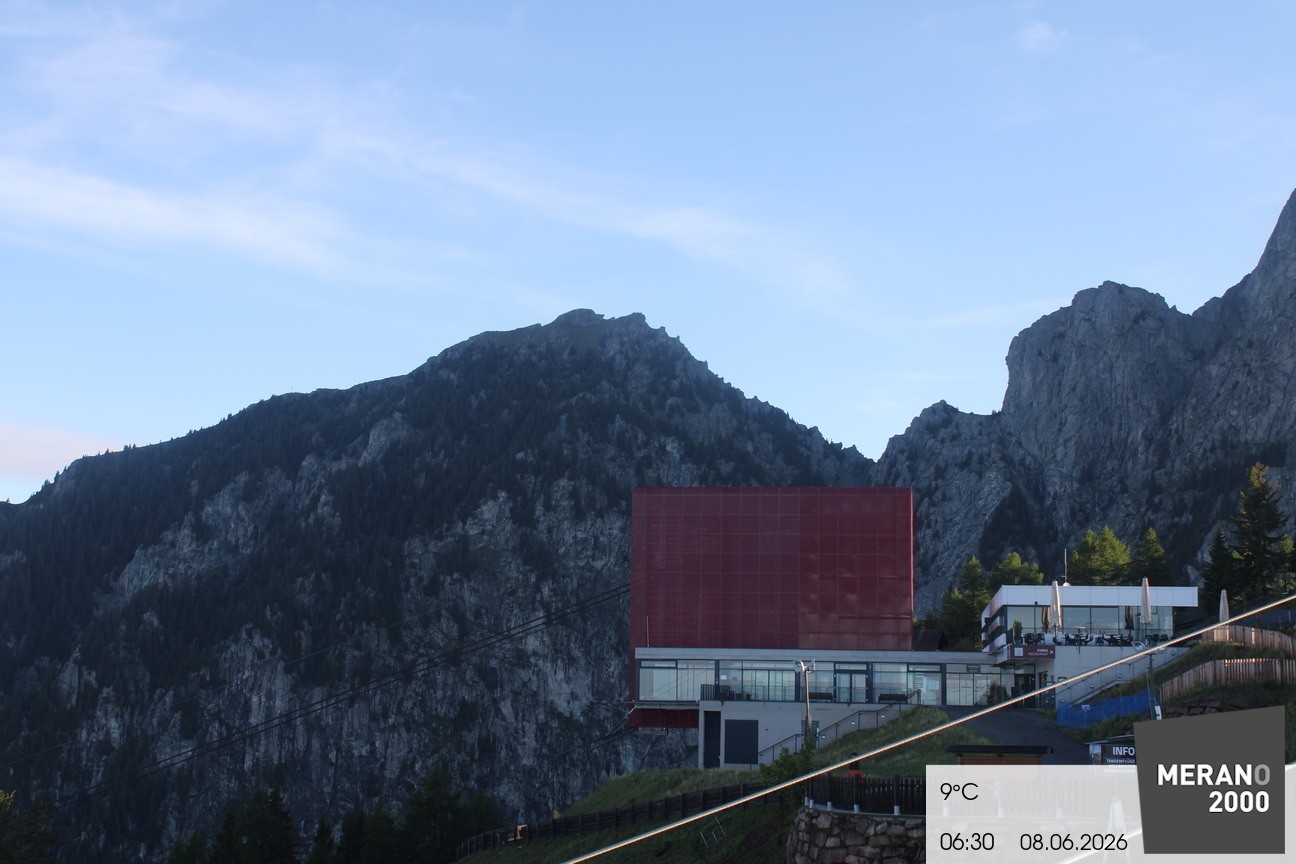 Archiv Foto Webcam Bergstation Falzleben, Meran