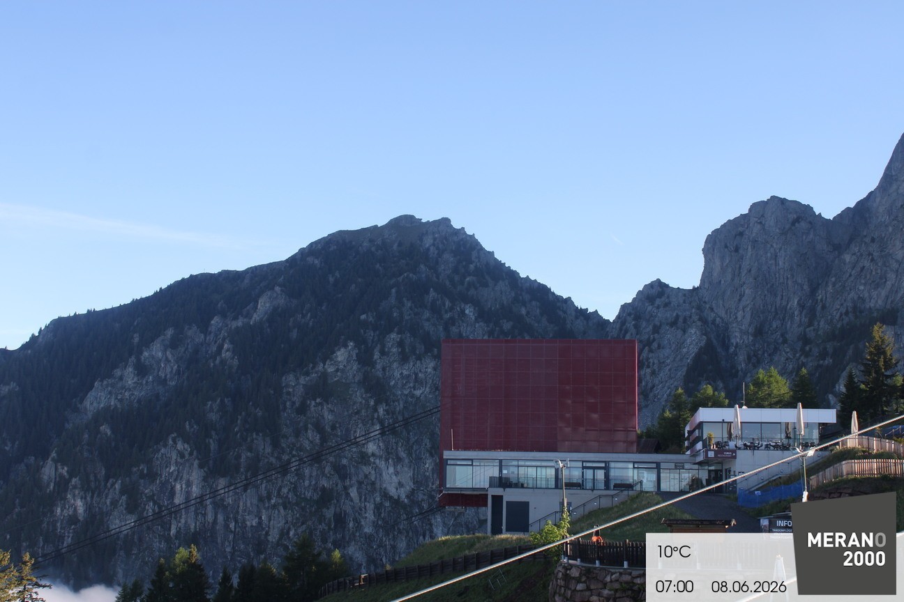 Archiv Foto Webcam Bergstation Falzleben, Meran