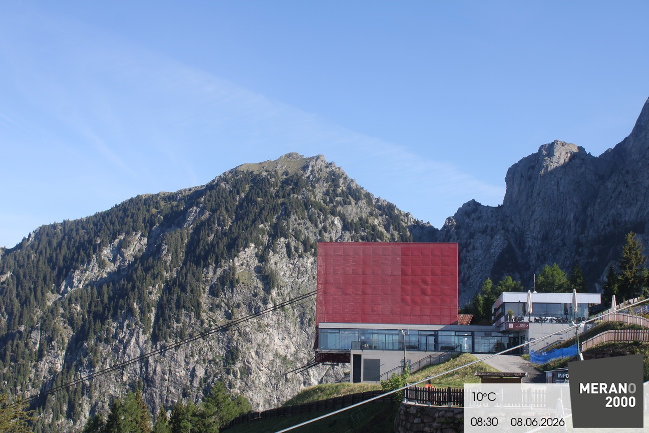 Archiv Foto Webcam Bergstation Falzleben, Meran