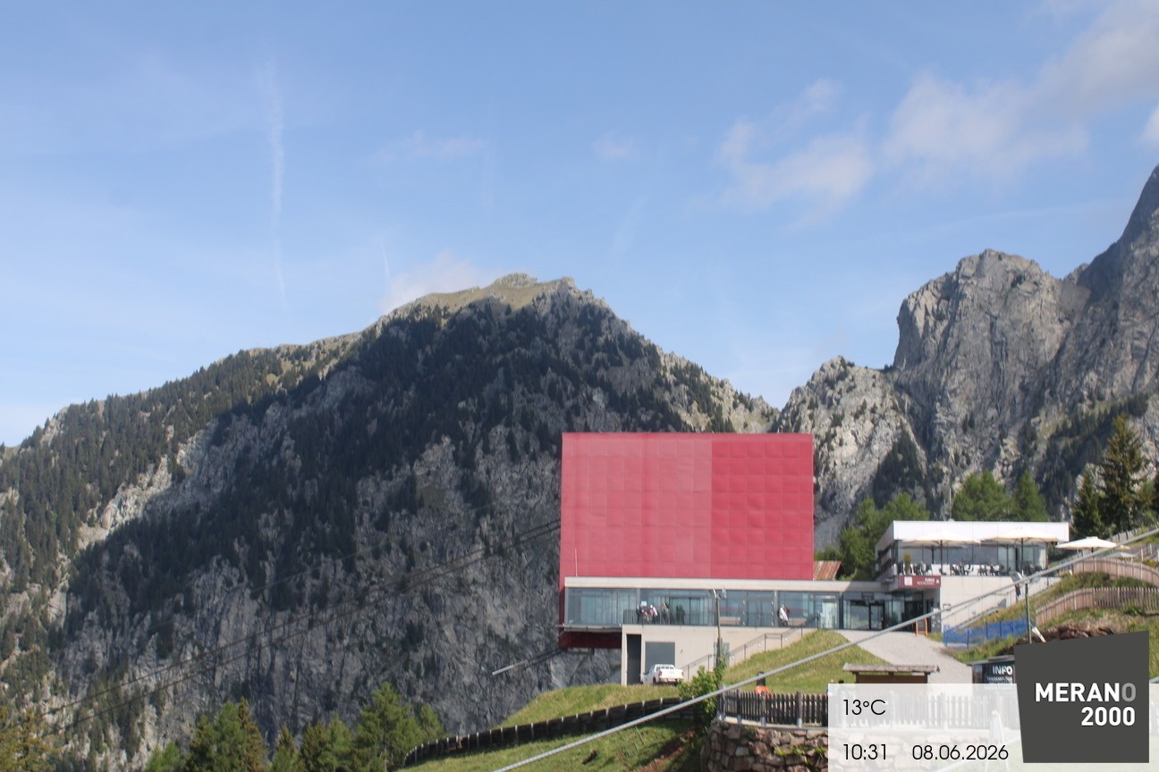Archiv Foto Webcam Bergstation Falzleben, Meran