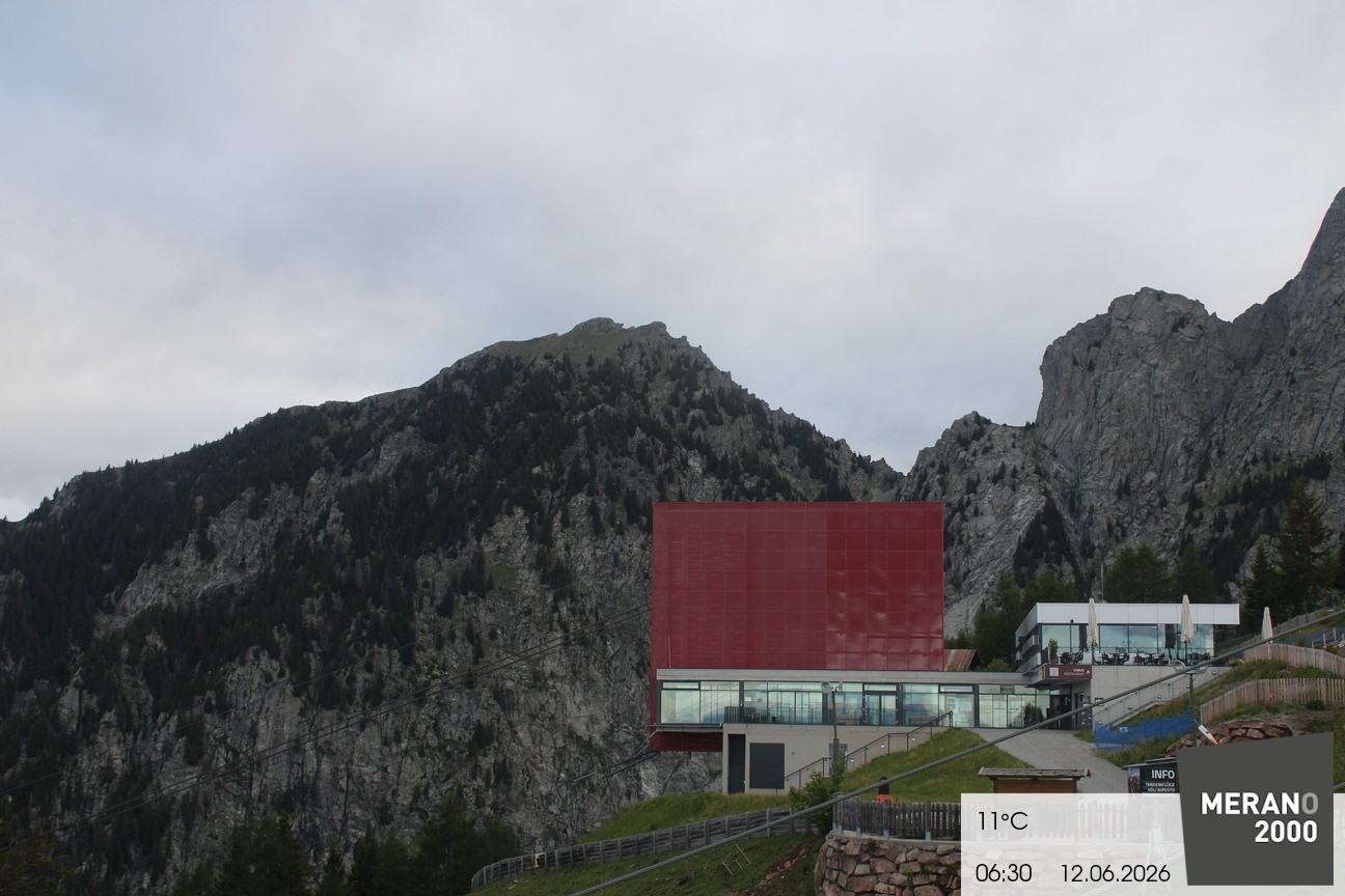Archiv Foto Webcam Bergstation Falzleben, Meran